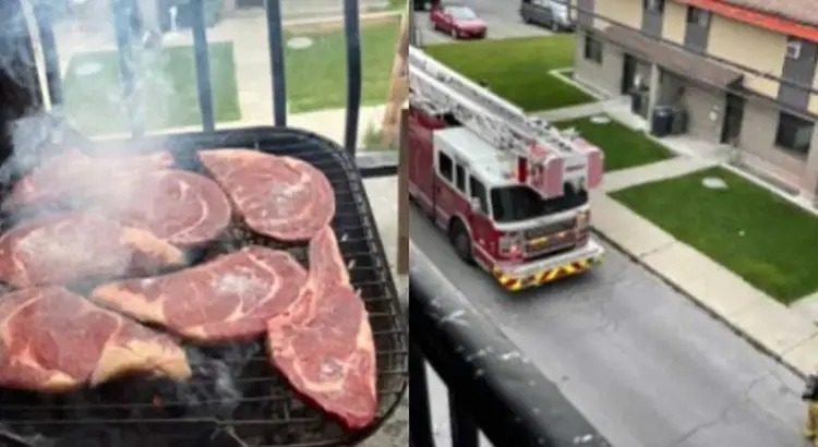 Se le ocurrió a sonorense hacer una carnita asada en Canadá