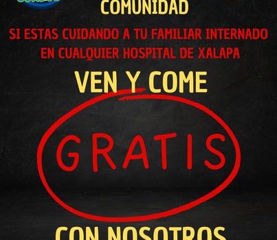 Tortería de Xalapa da comida gratis a familiares de enfermos en hospitales
