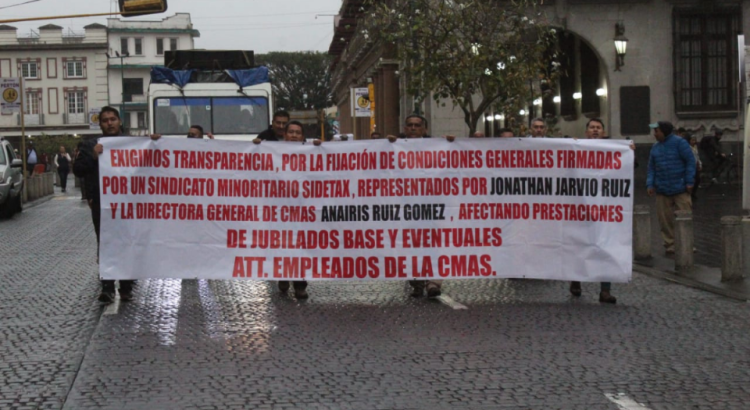 CMAS exigen al Ayuntamiento de Xalapa revisar las condiciones contractuales