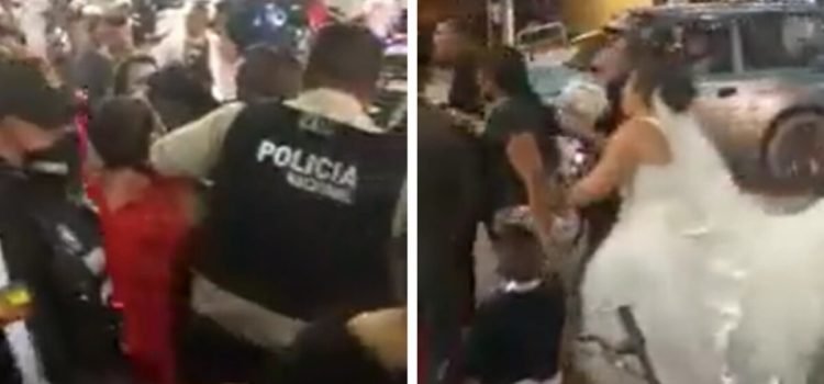 En plena boda lo arrestaron por no pagar pensión alimenticia