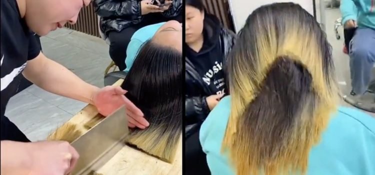 Literalmente, te cortan el cabello