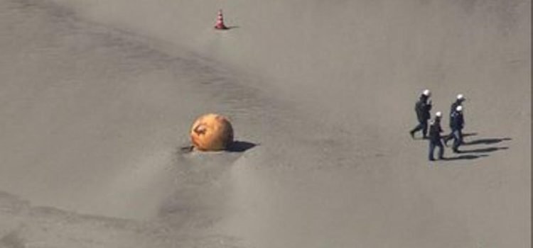 No era un OVNI la bola gigante hallada en Japón