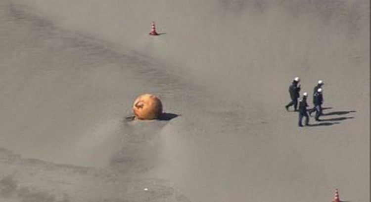 No era un OVNI la bola gigante hallada en Japón