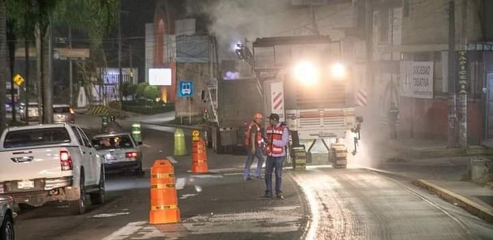 Trabajos de rehabilitación en la carretera Xalapa-Coatepec concluirán en tres semanas