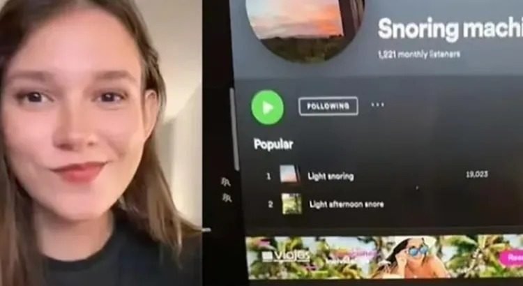 Monetizó los ronquidos de su novio