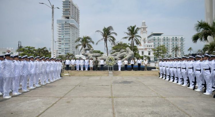 Así se conmemoró el 106 aniversario de la Nacionalización de la Marina Mexicana