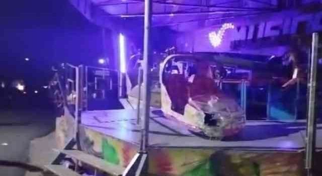Juego mecánico falla y deja varias personas lesionadas en Palenque Palotal