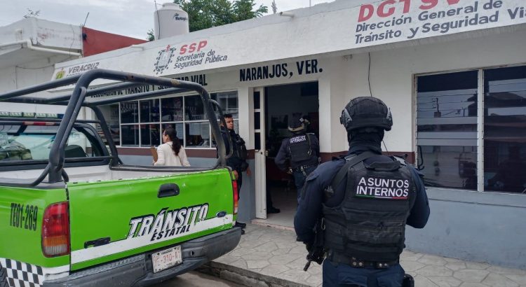 Asuntos Internos supervisa Policía Estatal y Fuerza Civil de Veracruz