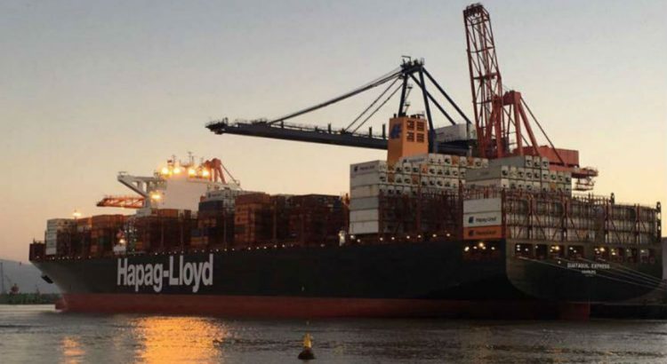 Hapag-Lloyd inició nuevo servicio desde sus instalaciones en el puerto de Veracruz.