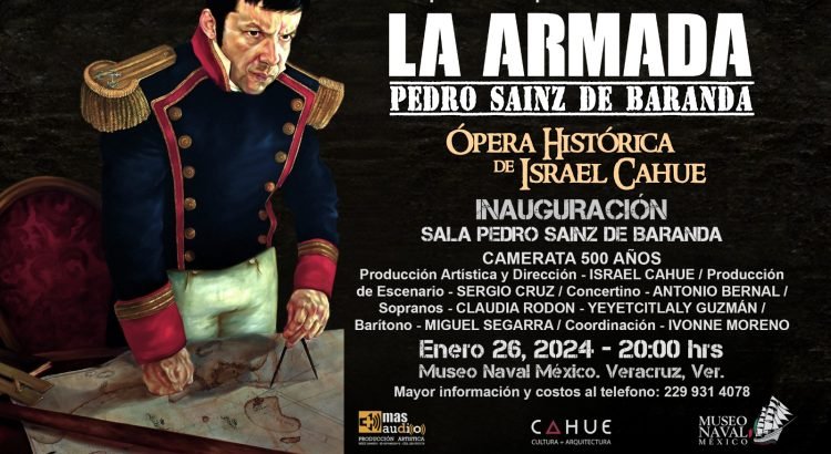 El Museo Naval México anuncia próxima apertura de su nueva sala: Pedro Sainz de Baranda