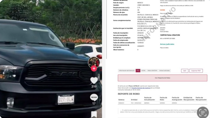 Acusan a candidata de Morena de usar camioneta robada en su campaña