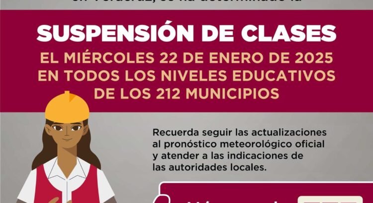 Suspenden clases en todo Veracruz este miércoles por Frente Frío 24; cae nieve y lluvia en Las Vigas