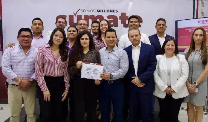 Entregan nombramientos a promotores de la 4T en municipios de Veracruz