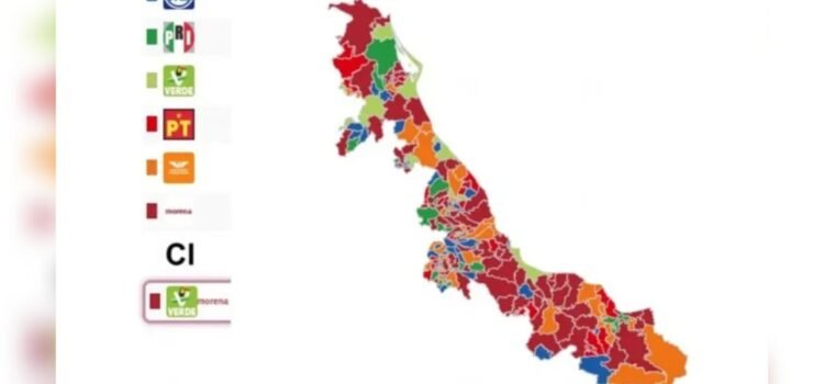Electores frenan a Morena, Veracruz se pinta multicolor