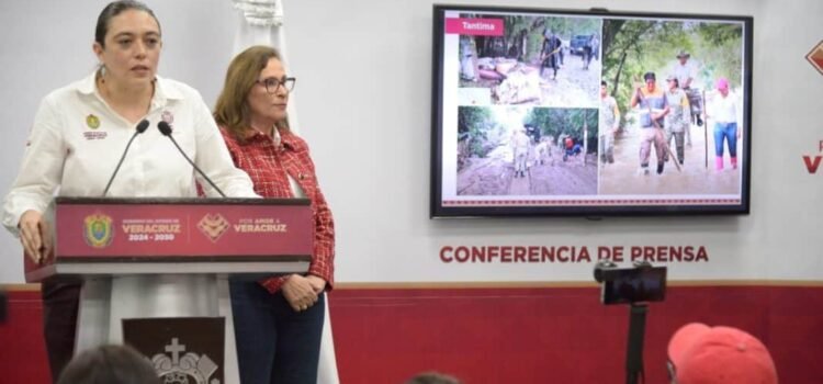 Toda la ayuda humanitaria a Veracruz: Rocío Nahle