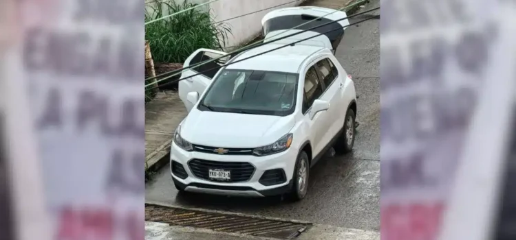 Abandonan restos humanos en Veracruz; cámara captó el momento