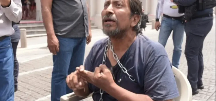 “¿Dónde está el estado cuando más se le necesita?’: Ciudadano en huelga de hambre en Xalapa”