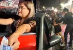 “Lady CEJUM” en Xalapa; chocó varios autos ebria e intentó sobornar a la policía
