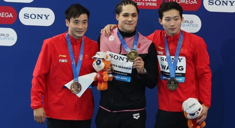 ¡México mejor que China!; Osmar Olvera gana medalla de oro