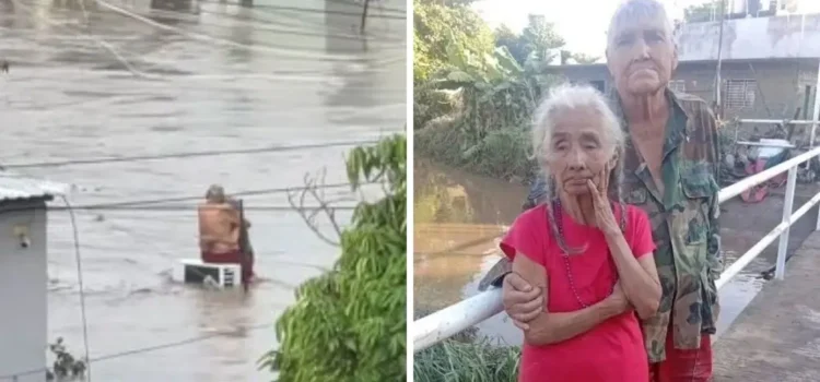 Fallece Doña Elodia, mujer que sobrevivió abrazada de su esposo durante inundación en Poza Rica Fallece Doña Elodia, mujer que sobrevivió abrazada de su esposo durante inundación en Poza Rica
