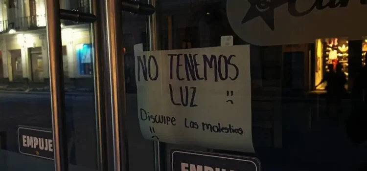 Apagón afectó al Centro Histórico de Veracruz