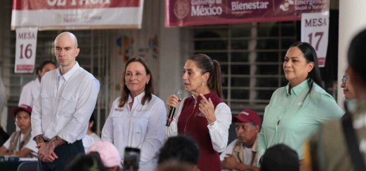 Sheinbaum visita Álamo y promete apoyo total a familias afectadas por lluvias